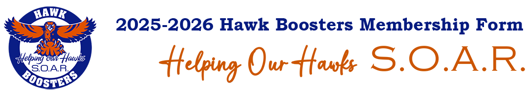 Hawk Boosters Membership Form