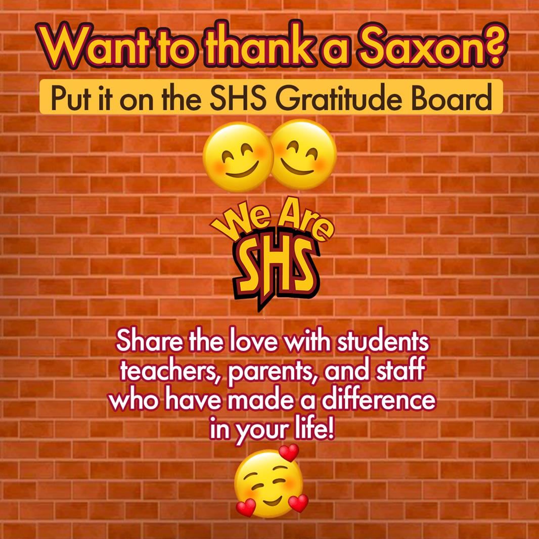 SHS Gratitude Board