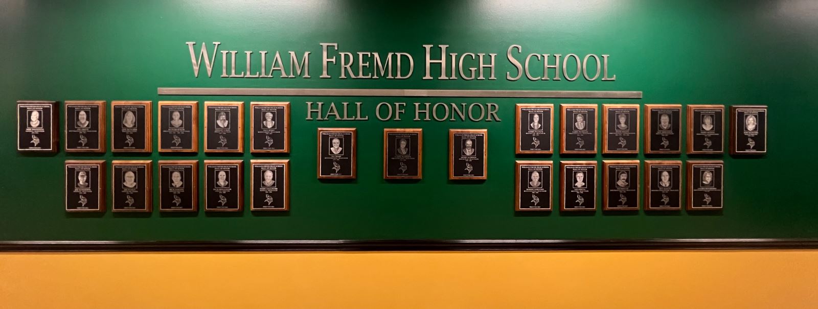 Fremd Hall of Honor, Engraved Plaques with information about each honoree