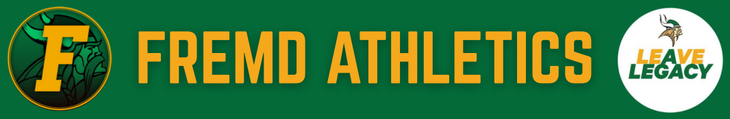Fremd Athletics, green background. Fremd Athletics logo on the left, "Leave a Legacy" on the right. Fremd Athletics, green background. Fremd Athletics logo on the left, "Leave a Legacy" on the right.