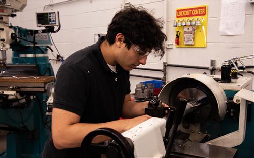 Student at Work at PHS