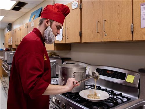 Students Serve Soup