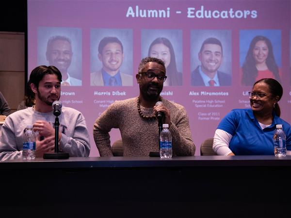 In addition to the keynote speaker, the Future Educators of America conference featured a panel discussion where students had the opportunity to have their education questions answered by experts in the field.